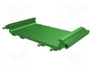 Enclosure base; green; 45mm ITALTRONIC