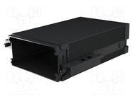 Enclosure: enclosure base; X: 72mm; Y: 36mm; Z: 100mm; PPO; black ITALTRONIC