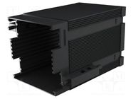 Enclosure: enclosure base; X: 72mm; Y: 72mm; Z: 100mm; PPO; black ITALTRONIC