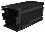 Enclosure: enclosure base; X: 72mm; Y: 72mm; Z: 124mm; PPO; black ITALTRONIC