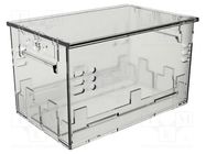 Enclosure: junction box; X: 44mm; Y: 66.5mm; Z: 29.7mm; transparent 