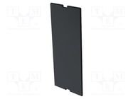 Internal panel; 37.5 Railbox Compact Vertical; dark grey 