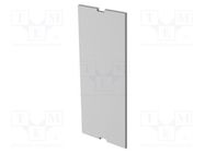 Internal panel; 37.5 Railbox Compact Vertical; grey 