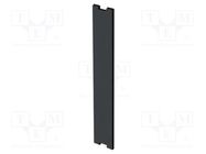 Internal panel; 17.5 Railbox Compact Vertical; dark grey ITALTRONIC