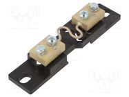 Current shunt; 25A; Class: 0.2; 150mV; for DIN rail mounting LUMEL