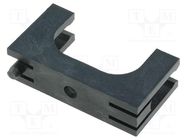 Fixation snap lock; 520; on panel,screw EDAC