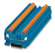 TERMINAL BLOCK, DIN RAIL, 2POS, 12AWG