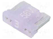 Fuse: fuse; 3A; 58VDC; automotive; 11mm; MINI; tin alloy ESKA