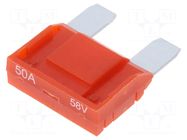 Fuse: fuse; 50A; 58VDC; automotive; 29mm; MAXI; tin alloy ESKA
