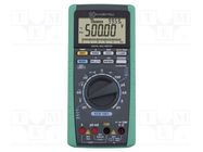 Digital multimeter; USB; LCD; (50000); C accuracy: ±(1%+5digit) KYORITSU