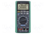 Digital multimeter; USB; LCD; (50000); C accuracy: ±(1%+5digit) KYORITSU