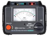 Meter: insulation resistance; analogue; 5kV; 5÷200GΩ KYORITSU