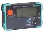 Meter: insulation resistance; LCD; VAC: 2÷600V; VDC: 2÷600V; IP40 KYORITSU