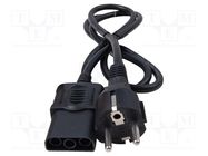 Mains cable; Len: 1.5m; Plug: EU KYORITSU