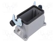 Enclosure: for HDC connectors; EPIC H-B; size H-B 10; PG16 LAPP