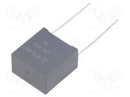 Capacitor: polypropylene; 0.39uF; ESR: 4.081mΩ; THT; ±5%; -55÷110°C KEMET