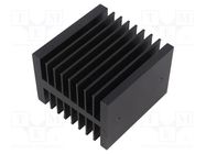 Heatsink: extruded; H; black; L: 70mm; W: 50mm; H: 69mm; aluminium RELPOL