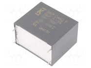 Capacitor: polypropylene; DC-Link; 55uF; THT; ESR: 4mΩ; C4AQ-P; ±5% KEMET