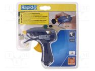 Hot melt glue gun; Ø: 7mm; Power (warm up phase): 80W; 160÷180°C RAPID