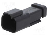 Connector: wire-wire; plug; male; PX0; for cable; PIN: 2; black; IP68 BULGIN