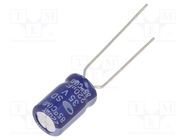 Capacitor: electrolytic; THT; 220uF; 35VDC; Ø8x11.5mm; ±20%; 2000h SAMWHA