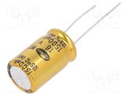 Capacitor: electrolytic; THT; 1500uF; 16VDC; Ø12.5x20mm; ±20% SAMWHA