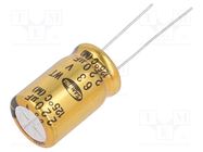 Capacitor: electrolytic; THT; 220uF; 63VDC; Ø12.5x20mm; ±20%; 5000h SAMWHA