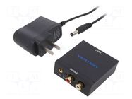 Digital-to-analog converter; 5VDC; Input: RCA socket; 192Hz VENTION