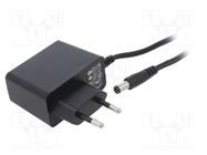 Power supply: switching; mains,plug-in; 5VDC; 3A; 15W; Plug: EU POS