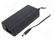 Power supply: switching; 12VDC; 5A; Out: 5,5/2,5; 60W; 90÷264VAC POS