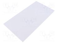 Mounting plate; aluminium 