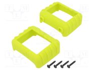 Silicone protector; thermoplastic rubber; Colour: green; 2pcs. TAKACHI