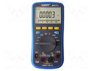 Digital multimeter; Bluetooth; LCD; 4,5 digit (22000); 3x/s OWON