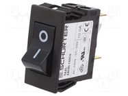 Circuit breaker; Urated: 240VAC; 60VDC; 10A; DPST; Poles: 2; SNAP-IN SCHURTER