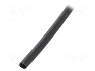 Insulating tube; fiberglass; black; -20÷155°C; Øint: 7mm SYNFLEX