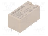 Relay: electromagnetic; SPST-NO + SPST-NC; Ucoil: 12VDC; 8A/30VDC PANASONIC