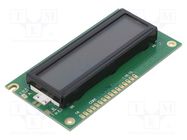 Display: LCD; alphanumeric; STN Positive; 16x2; 84x44x13.2mm; LED POWERTIP