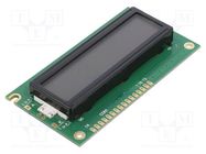 Display: LCD; alphanumeric; STN Positive; 16x2; 84x44x12.7mm; LED POWERTIP