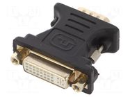 Adapter; 3D,Full HD 1080p; Input: DVI-I (24+5) socket; black VENTION