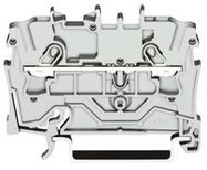 TERMINAL BLOCK, DIN RAIL, 2POS, 16AWG