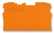 END PLATE, FOR 2 COND TB, ORANGE