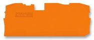 END PLATE, FOR 3 COND TB, ORANGE