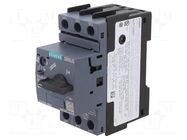 Motor breaker; 0.37kW; 220÷690VAC; for DIN rail mounting; 3RV2 SIEMENS