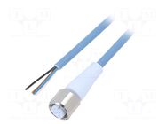 Cable: for sensors/automation; M12; PIN: 4; straight; 10m; plug MURR ELEKTRONIK