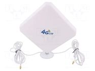 Antenna; LTE; 20dBi; for wall mounting; 50Ω; -40÷85°C; TS9 SR PASSIVES