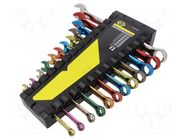 Wrench-set; combination spanner; Chrom-vanadium steel; 12pcs. C.K