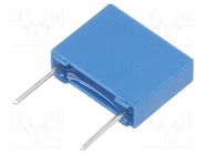 Capacitor: polypropylene; X2; 220nF; 18x12.5x7mm; THT; ±20%; 15mm EPCOS