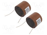 Capacitor: copper-polypropylene-paper; 3uF; 600VDC; ±5%; Ø86x70mm MIFLEX