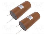 Capacitor: copper-polypropylene-paper; 10uF; 600VDC; ±5%; THT MIFLEX