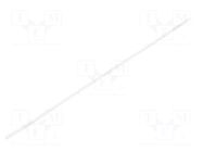 Insulating tube; fiberglass; natural; max.180°C; Øint: 1mm SYNFLEX